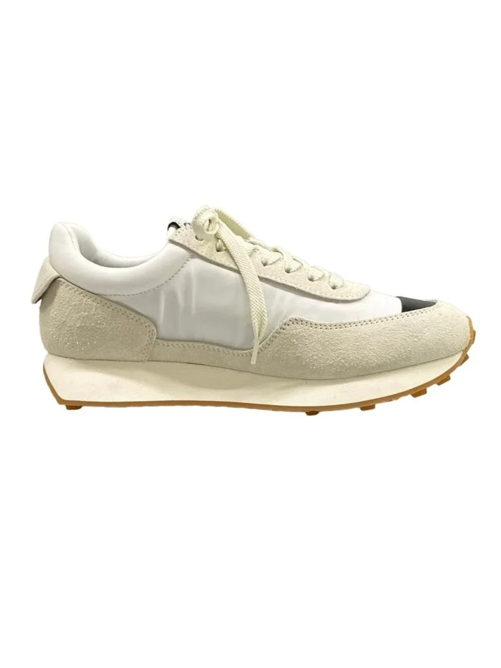Chanel Sneakers 37 White Ivory Black CC Logo